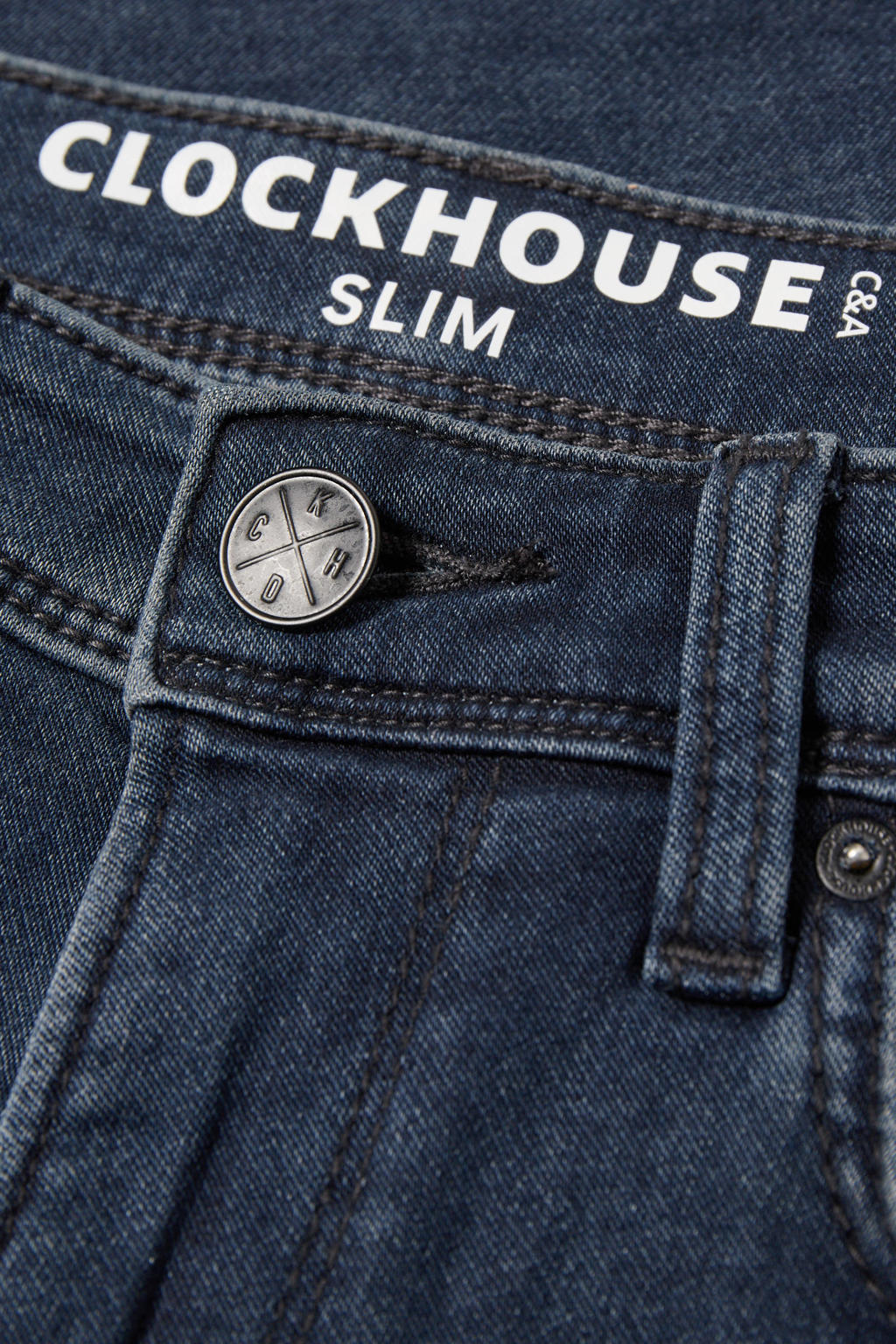 C&A Clockhouse slim fit jeans dark denim wehkamp