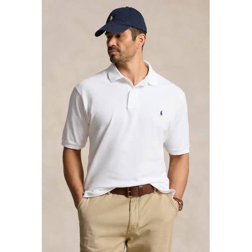 POLO Ralph Lauren Big & Tall regular fit polo Plus Size white afbeelding