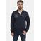 Jan Vanderstorm +FIT Collectie sweatvest SIVID  Plus Size met printopdruk donkerblauw