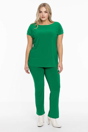 tregging van travelstof DOLCE groen
