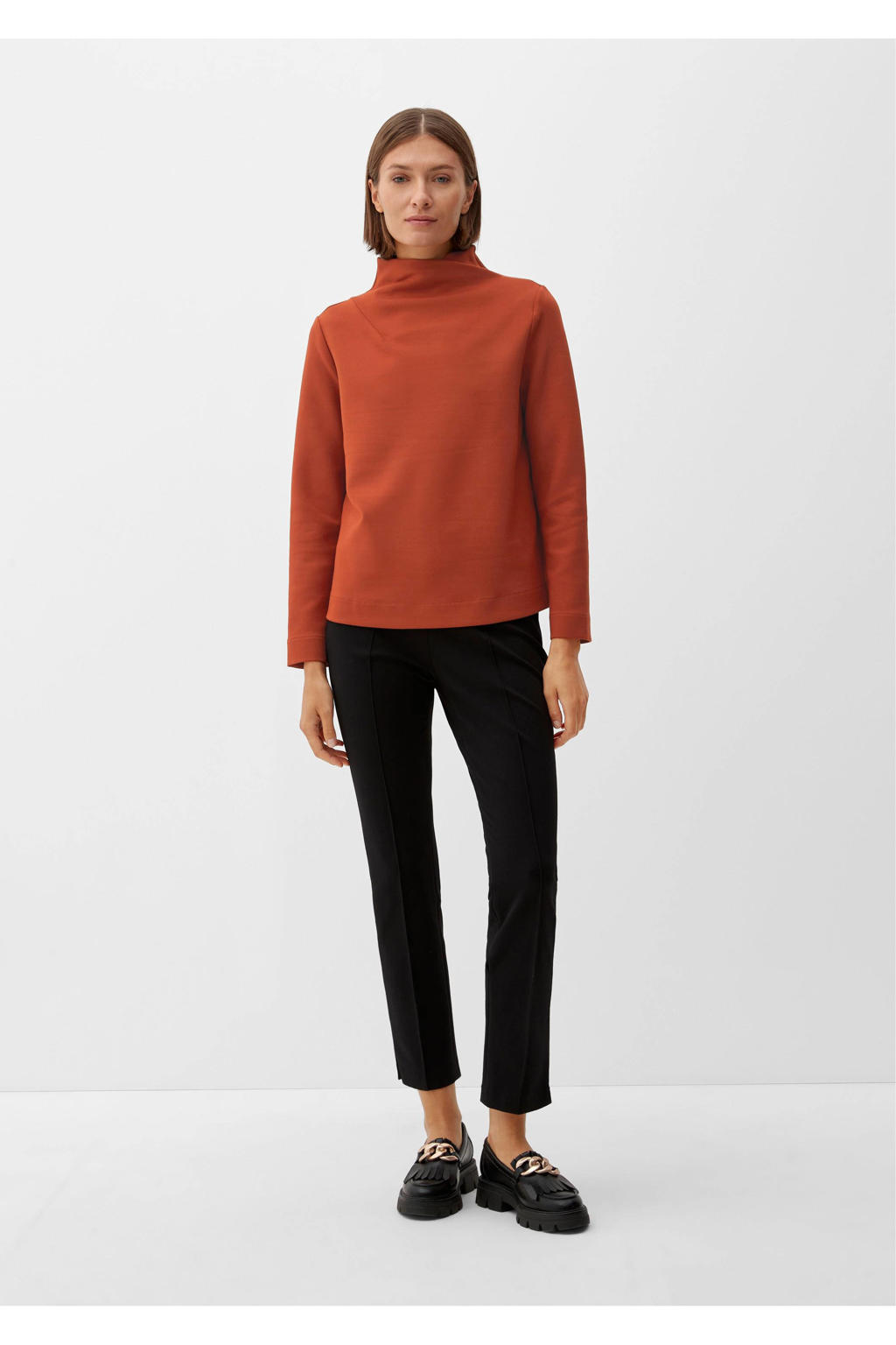 s.Oliver BLACK LABEL sweater oranje