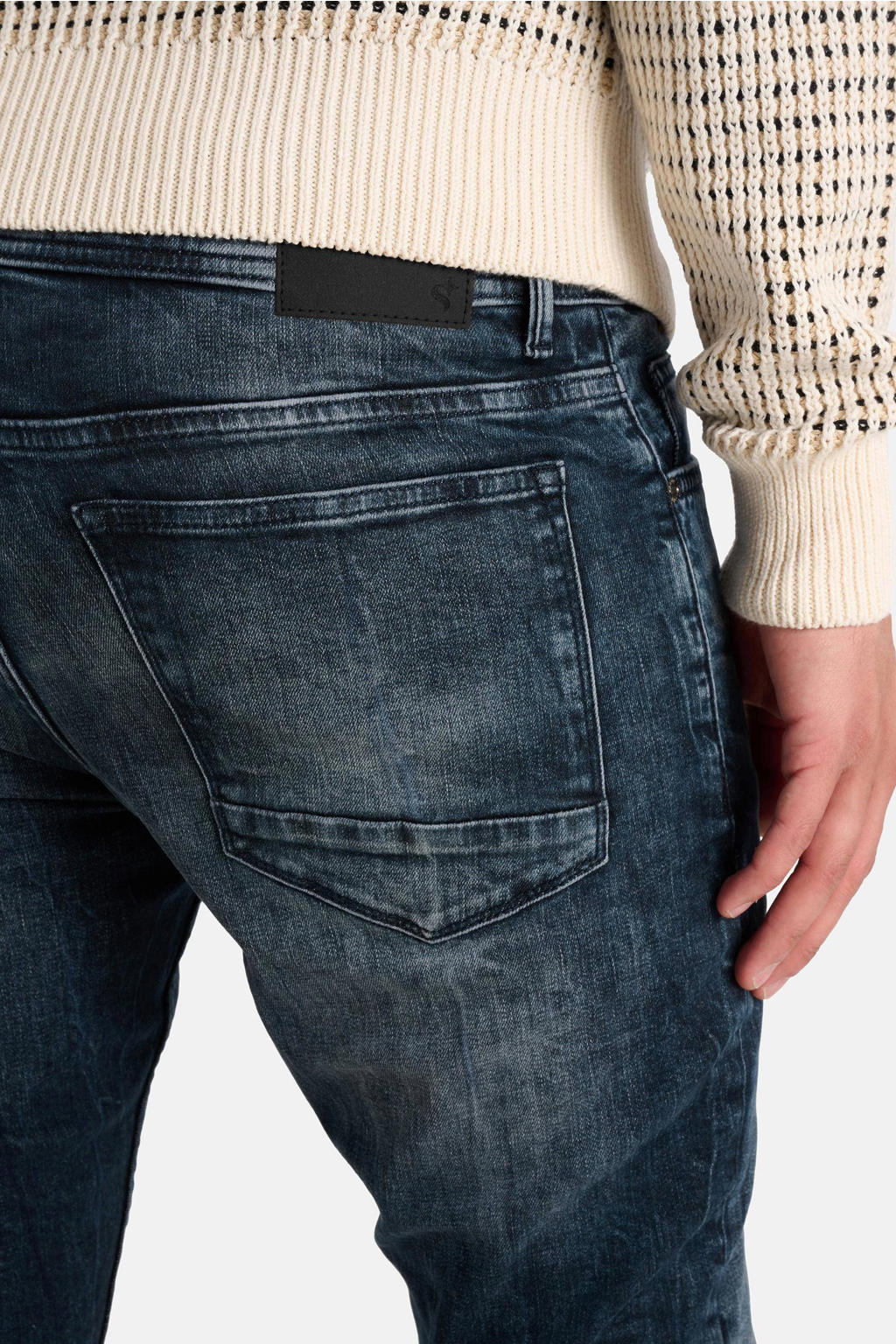 riverso Herenjeans RIVFalko, bootcut fit, denim, stretch, verkrijgbaar in zwart, blauw en grijs, maten 29W-40W, 30L-36L, Dark Blue Denim (D233), 38W / 30L