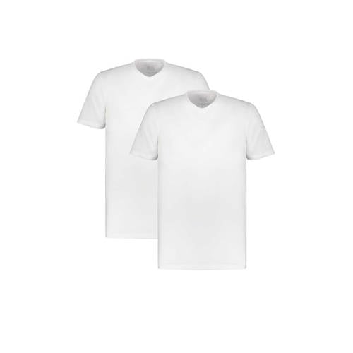 CECEBA +size ondershirt met buikmaat (set van 2) wit afbeelding
