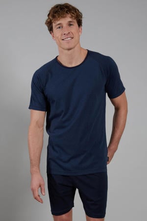 shortama blauw/donkerblauw