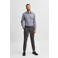 Selected gestreept slim fit overhemd SLHETHAN dark sapphire/white