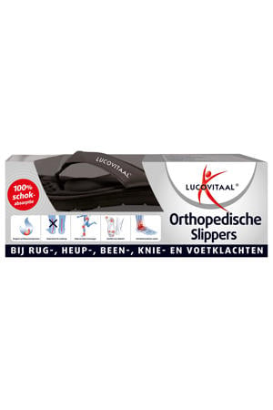 Wehkamp Lucovitaal Orthopedische Slipper - 41/42 Zwart 1 paar aanbieding