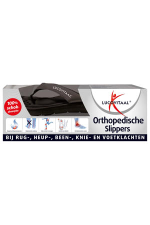 Wehkamp Lucovitaal Orthopedische Slipper - 43/44 Zwart 1 paar aanbieding