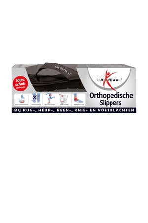 Wehkamp Lucovitaal Orthopedische Slipper - 37/38 Zwart 1 paar aanbieding