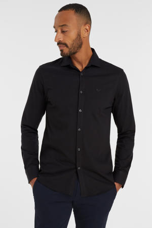 slim fit overhemd 999 black