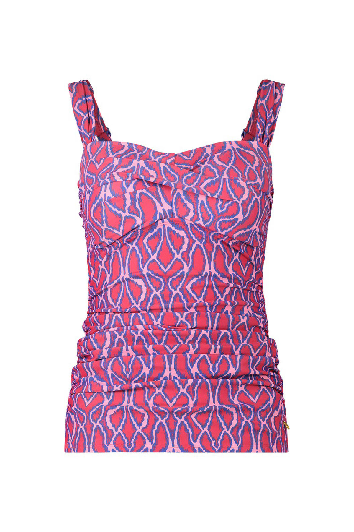 ten Cate Beach TC WOW tankini bikinitop roze/blauw/paars