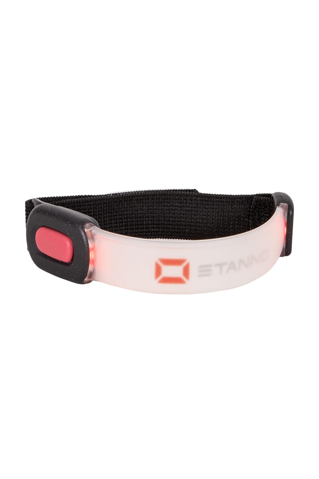 Stanno   LED sportarmband wit/rood
