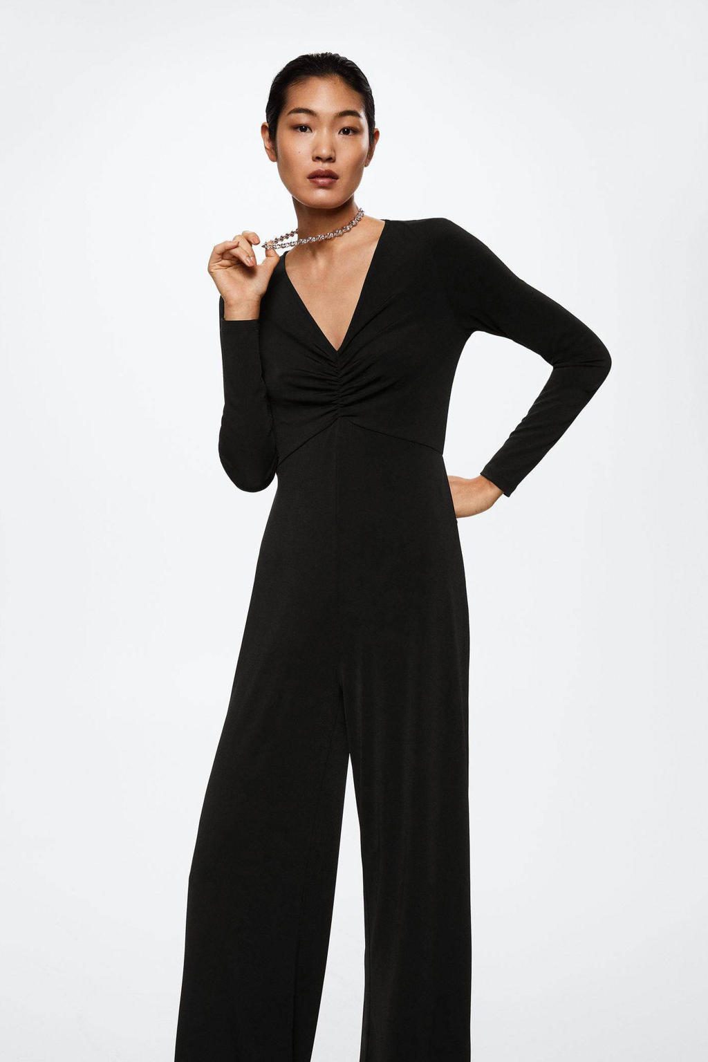 Mango jumpsuit zwart kopen? in huis wehkamp