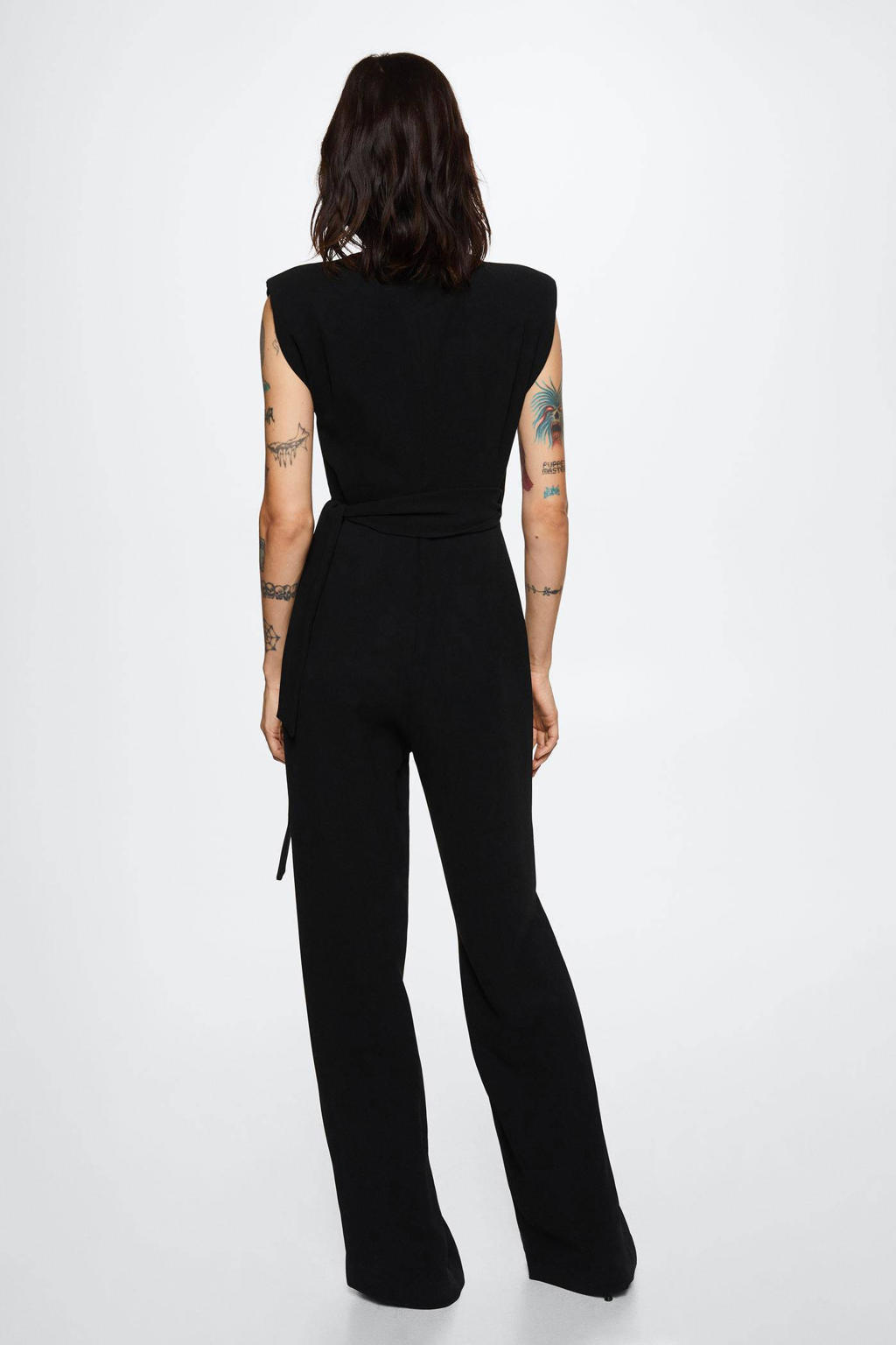 Mango jumpsuit zwart kopen? in huis wehkamp