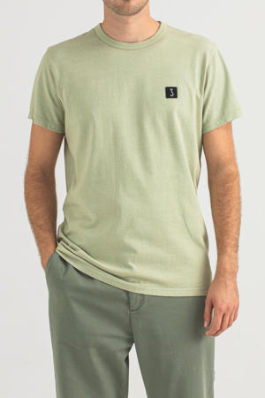regular fit T-shirt van biologisch katoen sea green
