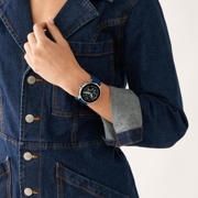 thumbnail: Fossil Gen 6 Display Smartwatch Wellness Edition FTW4070 donkerblauw