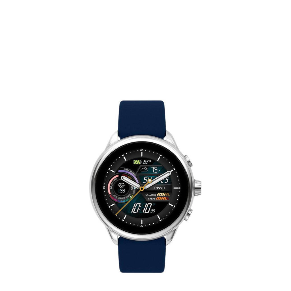 Fossil Gen 6 Display Smartwatch Wellness Edition FTW4070 donkerblauw