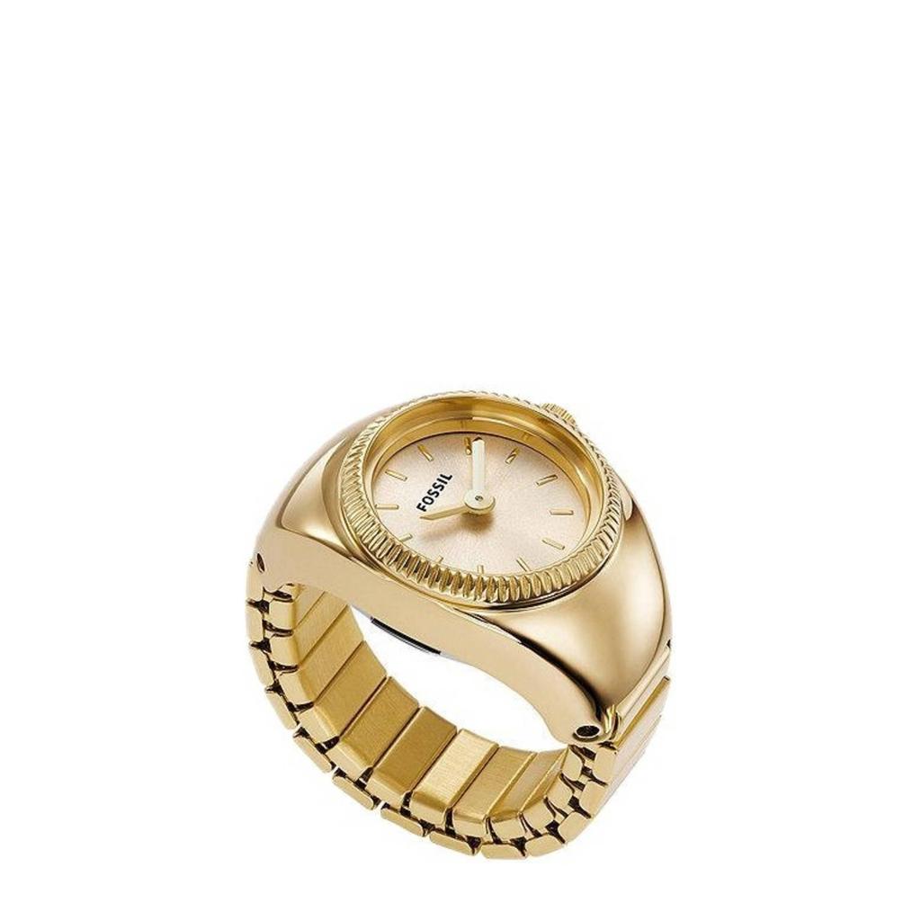 Fossil horloge ES5246 Watch Ring goudkleurig