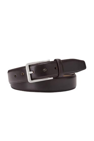 leren riem donkerbruin