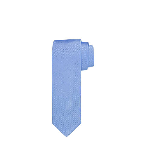 Profuomo zijden stropdas lichtblauw