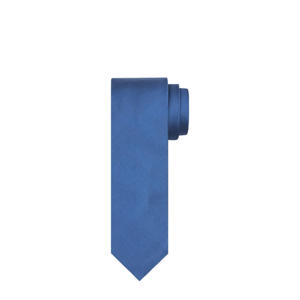 zijden stropdas blauw