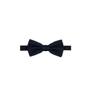 zijden vlinderdas donkerblauw