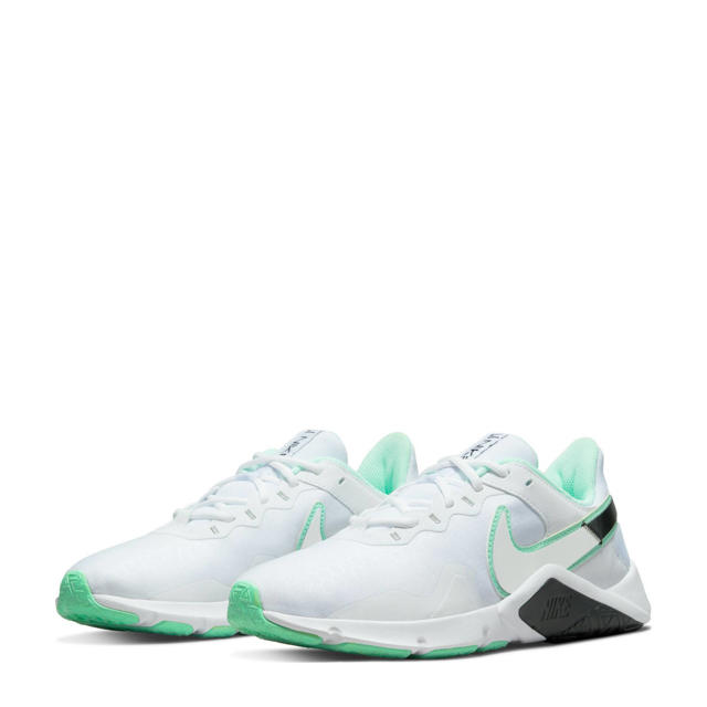 wetenschappelijk Laatste Zes Nike Legend Essential 2 fitness schoenen wit/zilver/mintgroen | wehkamp