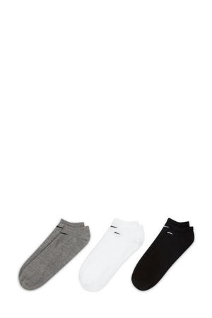 sokken - set van 3 wit/grijs/zwart