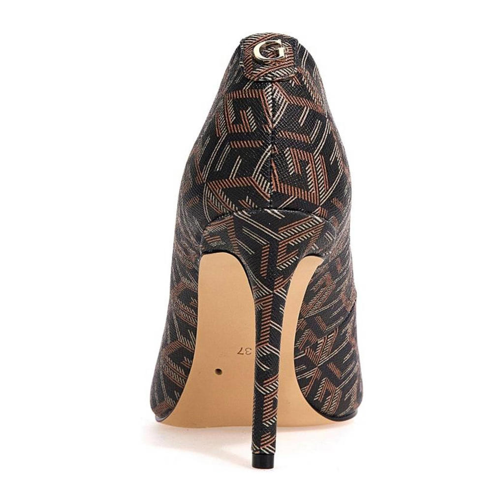 GUESS leren pumps zwart kopen? in huis wehkamp