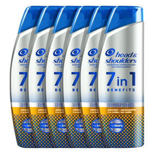 Anti-Haaruitval anti-roos shampoo 7in1 - 6 x 225 ml - voordeelverpakking