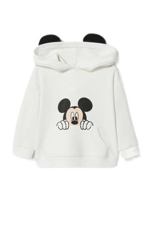 Mickey Mouse hoodie naturel wit