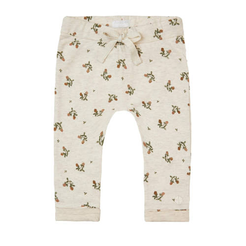 Noppies baby baby regular fit broek Niger met katoen ecru/groen/bruin afbeelding