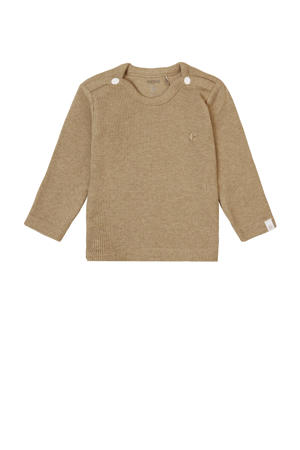 baby longsleeve Natal met katoen lichtgroen