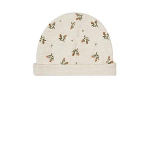 Nebra muts ecru/groen/bruin
