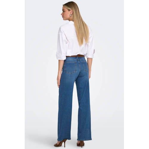 ONLY ONLMADISON high waist wide leg jeans blauw afbeelding