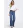 ONLY ONLMADISON high waist wide leg jeans blauw