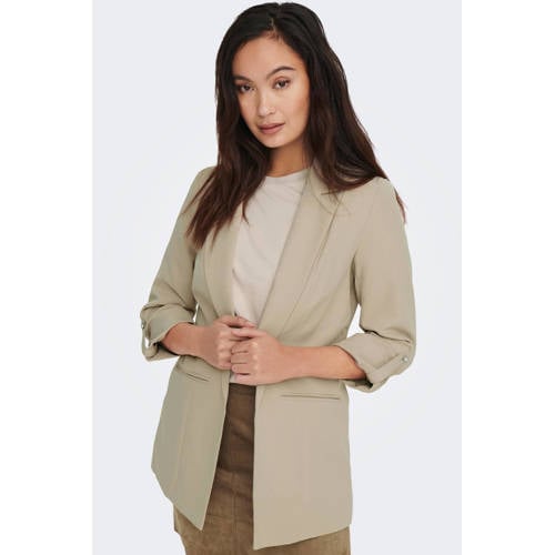 ONLY getailleerde blazer ONLKAYLE ecru afbeelding