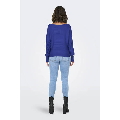 ONLY trui ONLADALINE met textuur blauw afbeelding