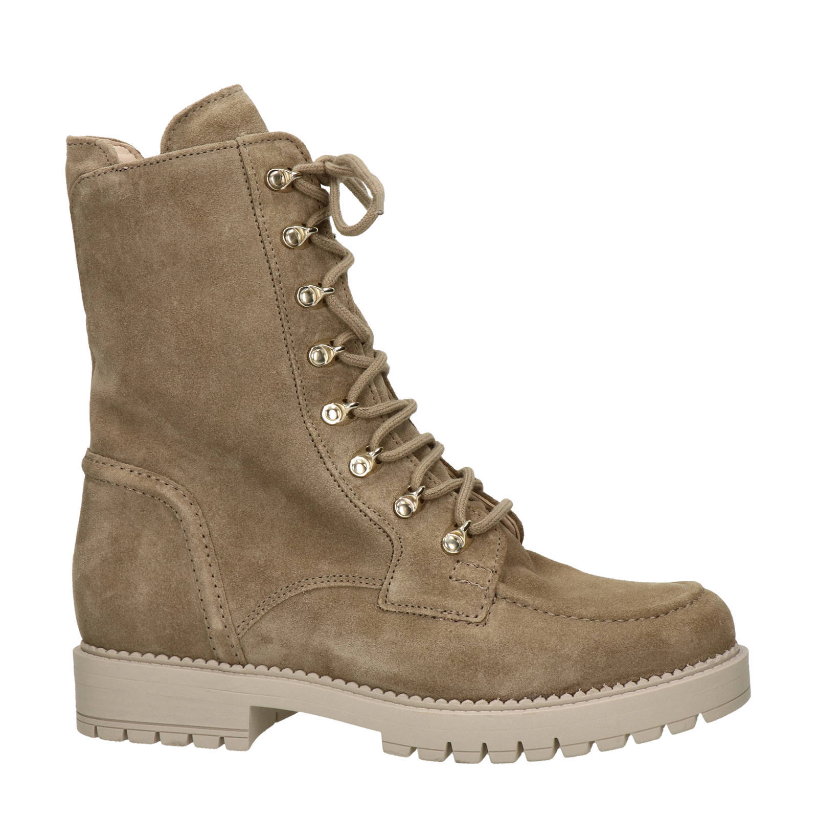 suède veterboots taupe