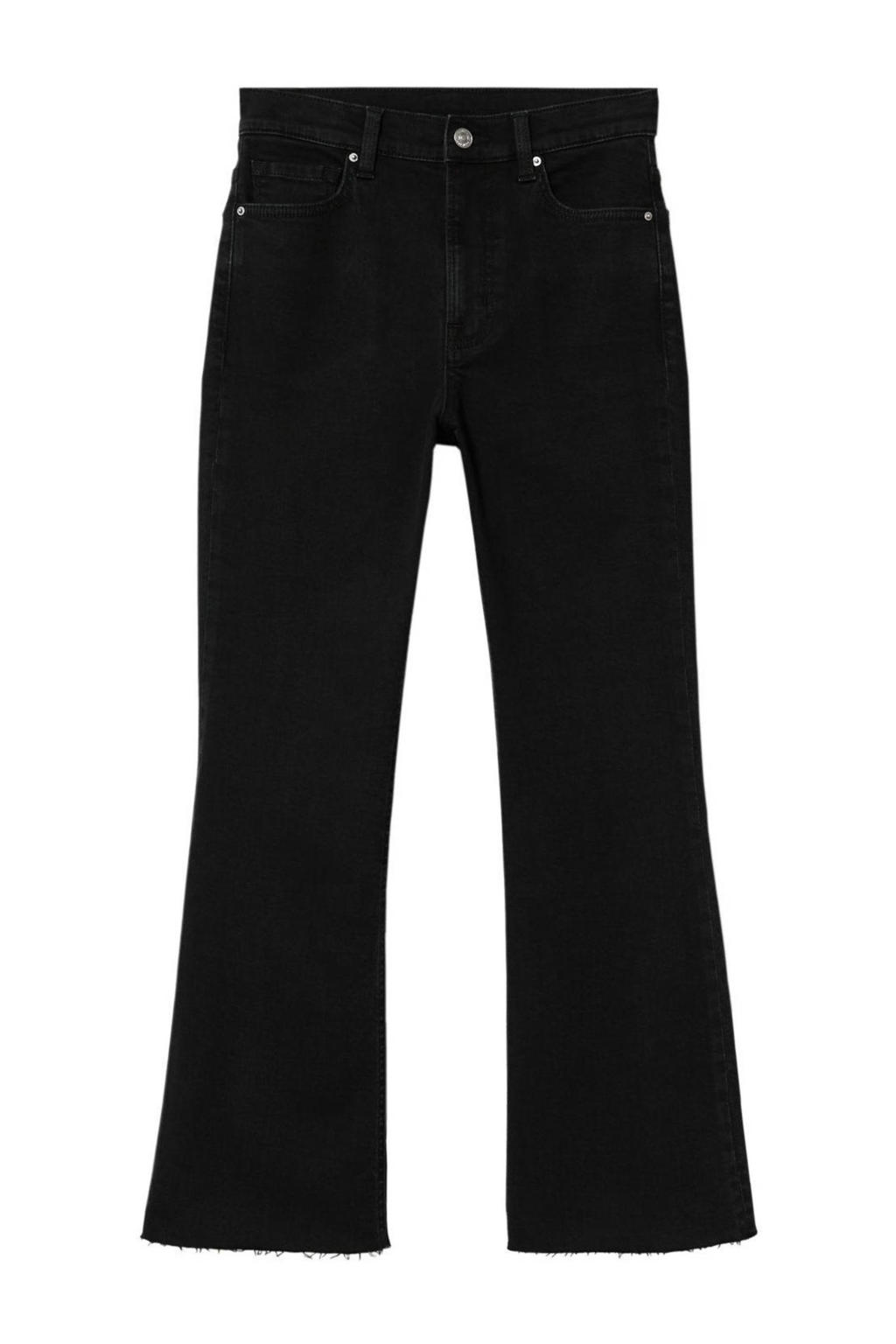 Mango flared jeans zwart kopen? in huis wehkamp