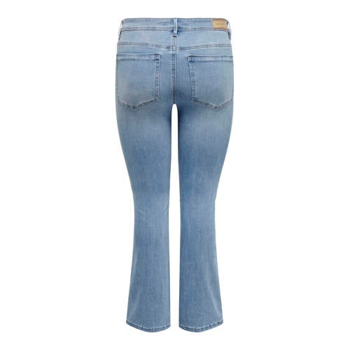 ONLY CARMAKOMA flared jeans light medium blue denim afbeelding