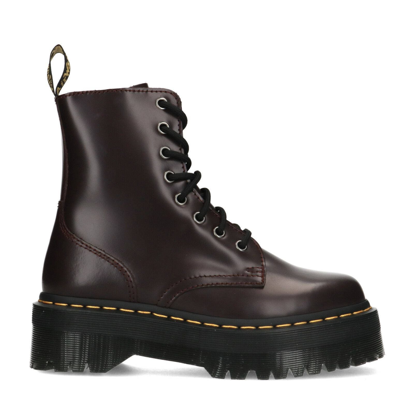 Dr. Martens Jadon leren veterboots bordeaux rood wehkamp