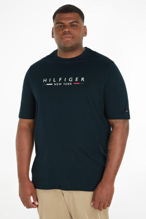T-shirt Plus Size met logo dw5 desert sky-