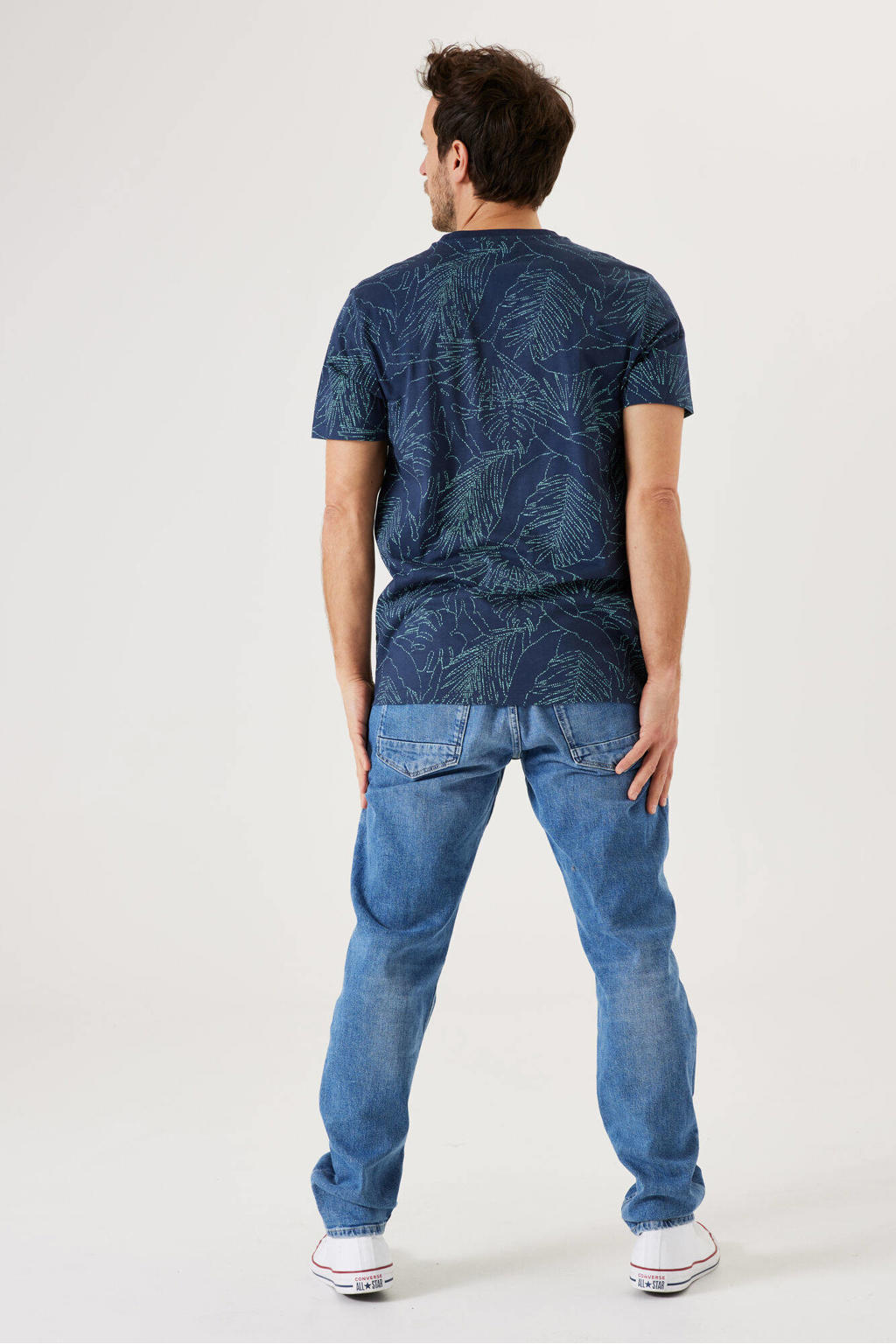 T-Shirt Uomo Garcia - Qualità E Stile Denim, Cotone Morbido, Base Dell'Abbigliamento Casual