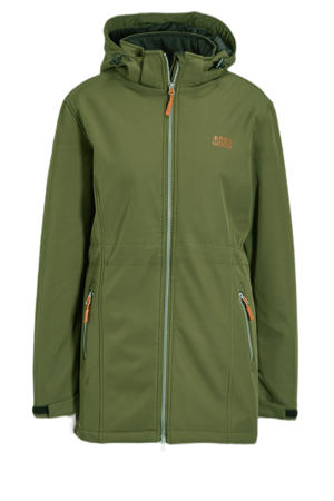 softshell jas Clarissa olijfgroen