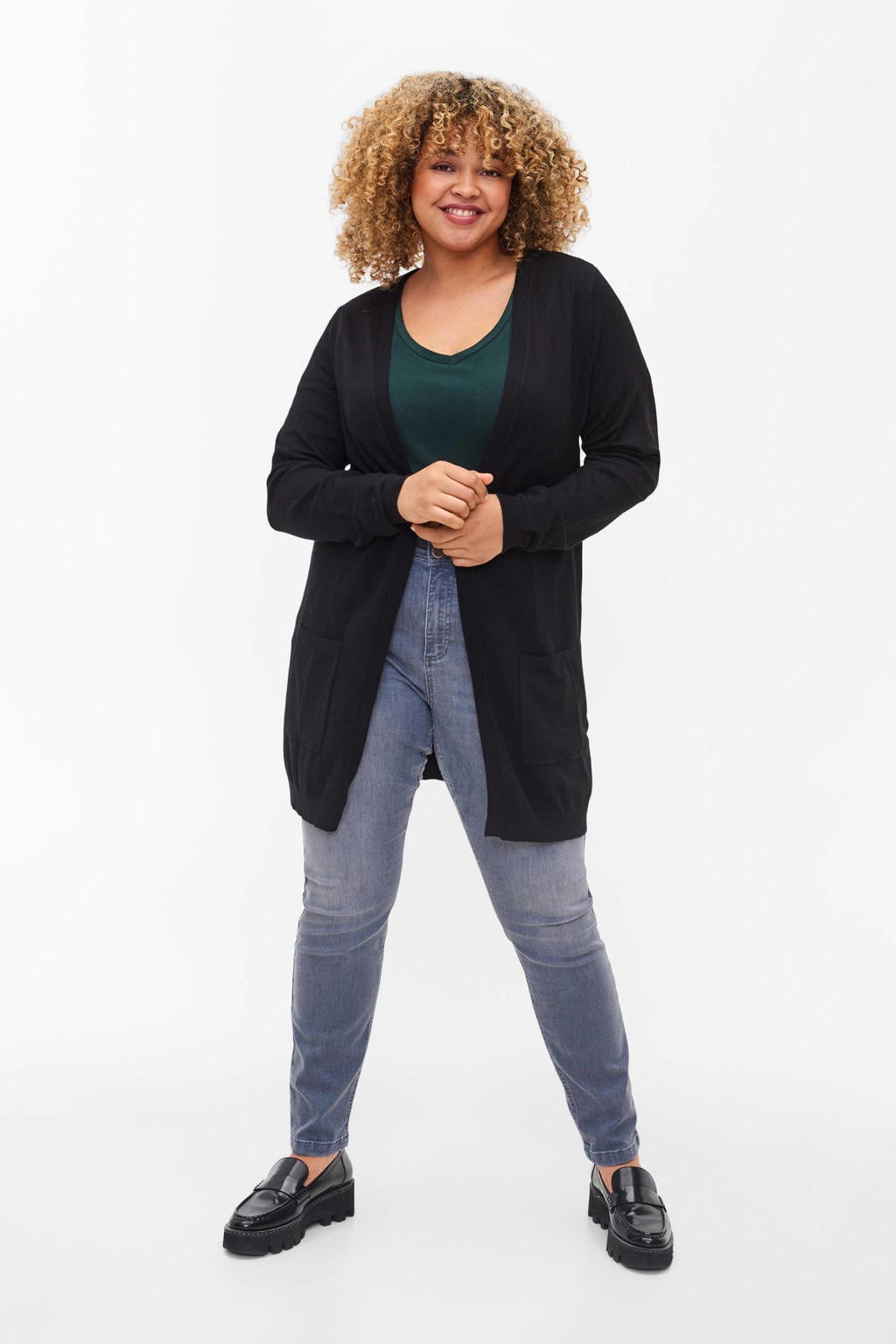 Zizzi vest zwart