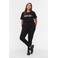 Zizzi high waist regular fit broek zwart