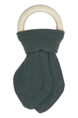 houten bijtring Dark Green