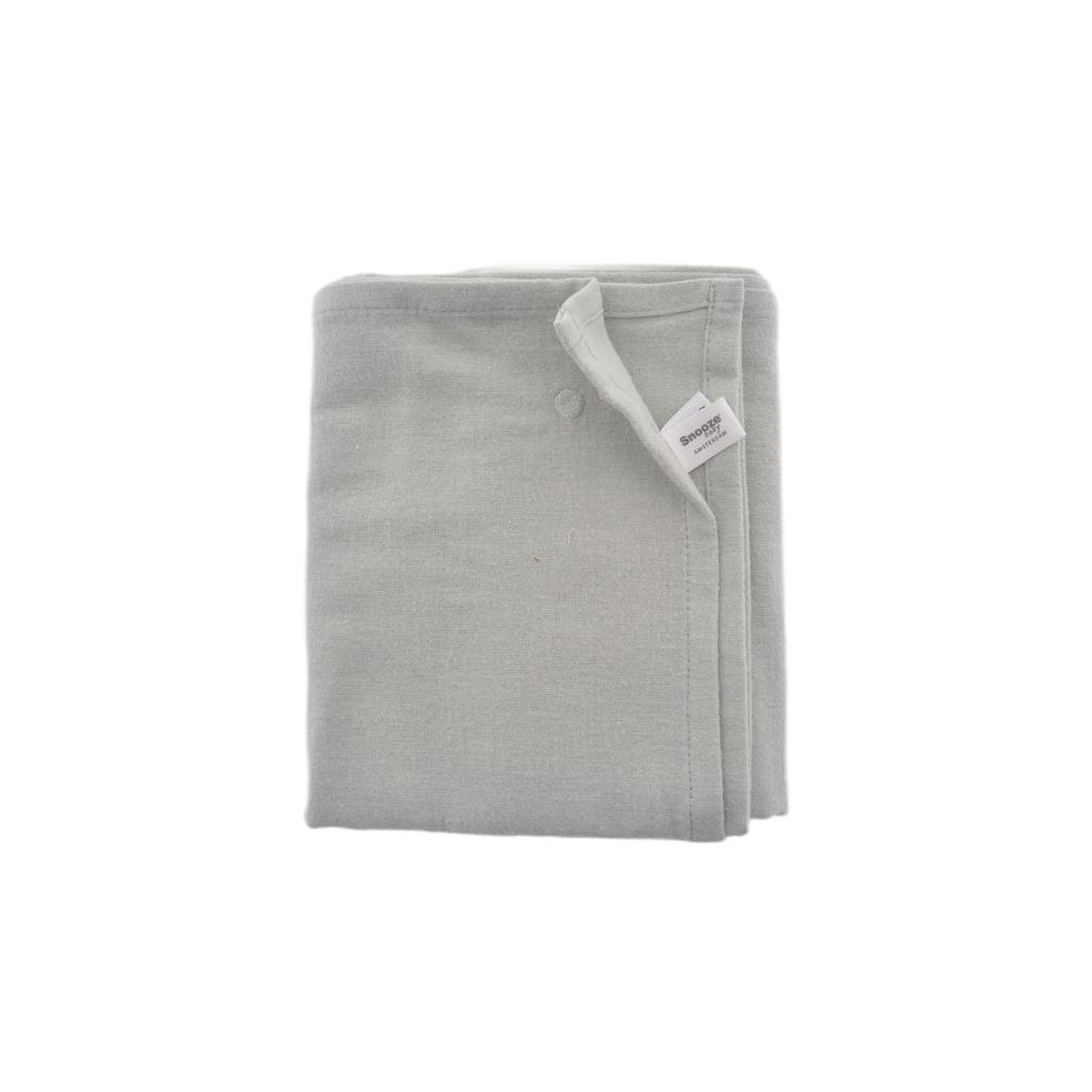 Snoozebaby flanellen swaddle 120x120 cm Mystic Mint
