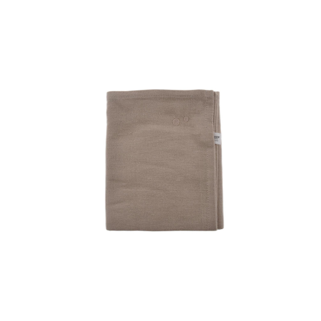 Snoozebaby flanellen swaddle 80x80 cm Desert Sand wehkamp