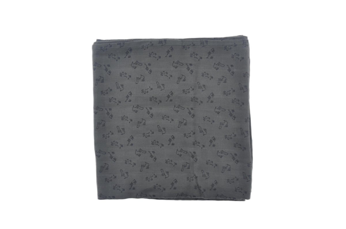 Snoozebaby hydrofiele swaddle 80x80 cm Dark Green wehkamp